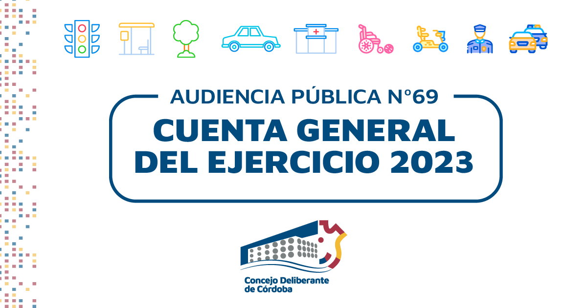 El Concejo Deliberante de Córdoba convoca a la Audiencia Pública No. 69